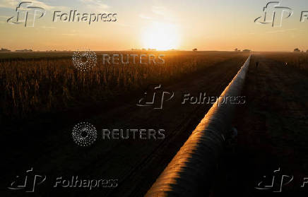 FILE PHOTO: Argentina inaugurates key gas pipeline to reverse energy deficit