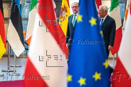 European Council President Costa meets Austrian Chancellor Schallenberg in Brussels