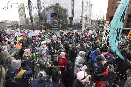 The People's March in downtown Washington, DC