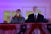 Fireworks display ahead of the inauguration of U.S. President-elect Donald Trump, in Sterling