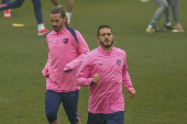 Entrenamiento del Atltico de Madrid