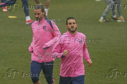 Entrenamiento del Atltico de Madrid