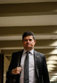 Sergio Moro chega ao Senado no segundo dia de julgamento no TRE