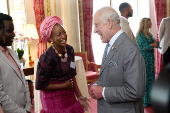 Britain's King Charles hosts winners of The Twentieth Prince's Trust Awards at Buckingham Palace, London
