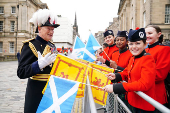 King visits Scotland for Holyrood Week