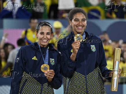 Ana e Duda ganham o ouro no vlei de praia em Paris