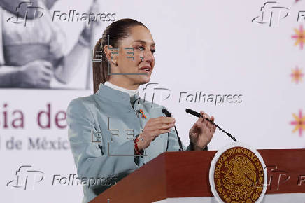 Conferencia de prensa de la presidenta de Mxico Claudia Sheinbaum