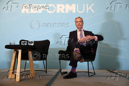 Britain's Reform UK party campaign event in London