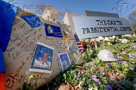 Preparations for the funral of Former US President Jimmy Carter in Atlanta