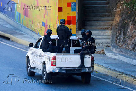 Opposition supporters gather ahead of President Maduro inauguration, in Caracas