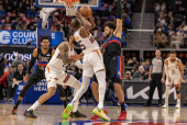 NBA: Phoenix Suns at Detroit Pistons