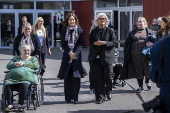 Queen Mary visits social Aars Residence in Jutland