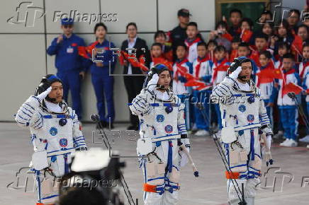 Launch of Shenzhou-18 spacecraft in China