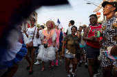 LGBT+ Cubans and supporters hold march against homophobia and in support of Palestinians, in Havana