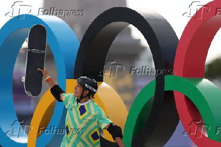 Final de skate park masculino nas Olimpadas de Paris 2024