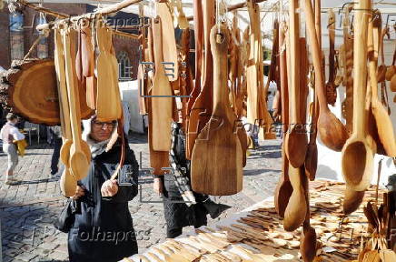 Traditional Mikeldiena Fair at Dome Square in Riga