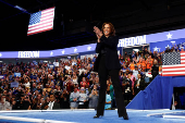 Democratic presidential nominee VP Kamala Harris travels to Michigan