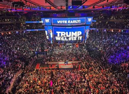 Discurso de Trump em comcio no Madison Square Garden