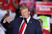 Republican presidential nominee and former U.S. President Donald Trump campaigns in Henderson