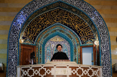 Friday Prayers at a mosque in Beirut's southern suburbs, after the ceasefire between Israel and Hezbollah