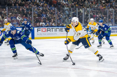 NHL: Nashville Predators at Vancouver Canucks