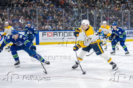 NHL: Nashville Predators at Vancouver Canucks