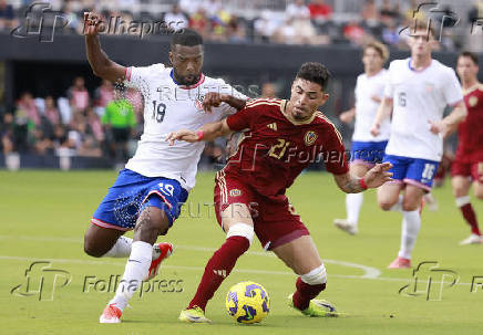 Soccer: International Friendly-Venezuela at USA