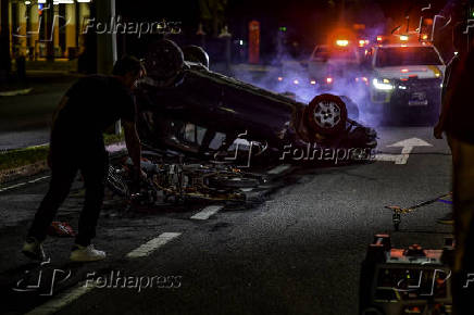 Captao de imagens de um acidente de trnsito em SJC