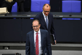 Germany's lower house of parliament, the Bundestag discusses the 2025 budget