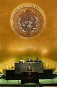 UK Prime Minister Keir Starmer attends the 79th United Nations General Assembly