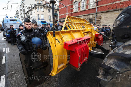 Protest against the EU-Mercosur Trade Agreement in Strasbourg