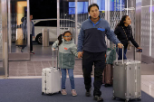 The day before Thanksgiving travel at LaGuardia Airport in the Queens borough of New York City