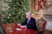 King Philippe of Belgium holds Christmas address to the nation