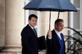 Weekly cabinet meeting at the Elysee Palace in Paris