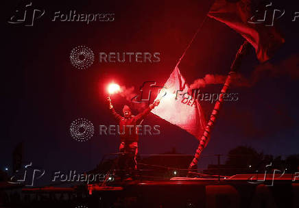 Arrival of the Vendee Globe runner up Yoann Richomme