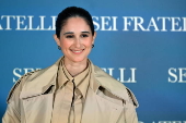 Cast of 'Sei Fratelli' movie poses at photocall in Rome