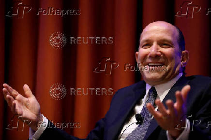 FILE PHOTO: Howard Lutnick, Chairman and CEO of BGC Partners, speaks at the Sandler O'Neill + Partners Global Exchange and Brokerage Conference in New York