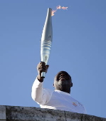 Olympic Flame starts its journey through France in Marseille
