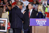 Republican presidential nominee and former U.S. President Donald Trump campaigns in Henderson