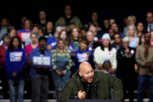 Democratic presidential nominee U.S. Vice President Kamala Harris campaigns in Allentown, Pennsylvania