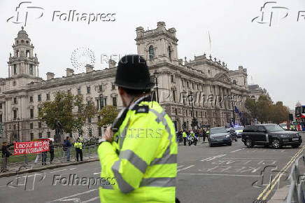 British Prime Minister Keir Starmer arrives for Prime Minister's Questions