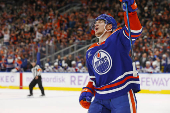 NHL: New York Rangers at Edmonton Oilers