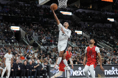 NBA: Portland Trail Blazers at San Antonio Spurs