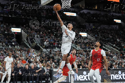 NBA: Portland Trail Blazers at San Antonio Spurs