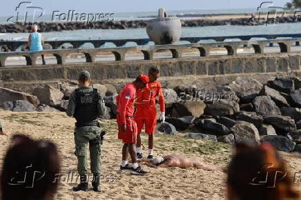 Corpo encontrado na praia de Olinda