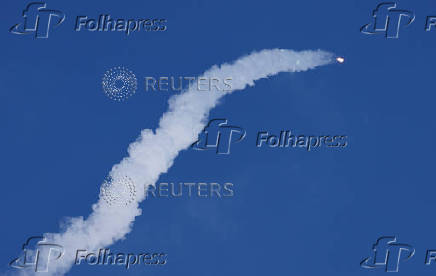 A SpaceX Falcon 9 rocket lifts off from the Cape Canaveral Space Force Station