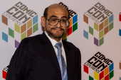 O ator mexicano Edgar Vivar, o Seu Barriga do seriado Chaves