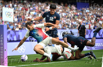 Argentina e Qunia - rugby sevens dos Jogos Olmpicos de Paris