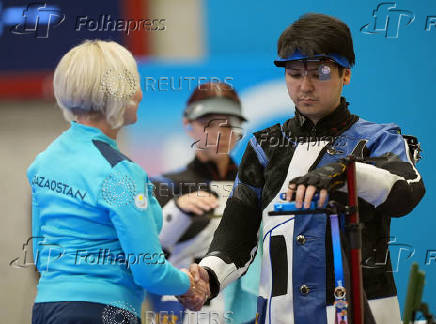 Shooting - 10m Air Rifle Mixed Team Bronze Medal