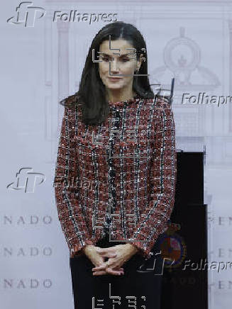 La reina doa Letizia preside el acto de entrega de la XIV edicin de los Premios Luis Carandell de periodismo parlamentario.